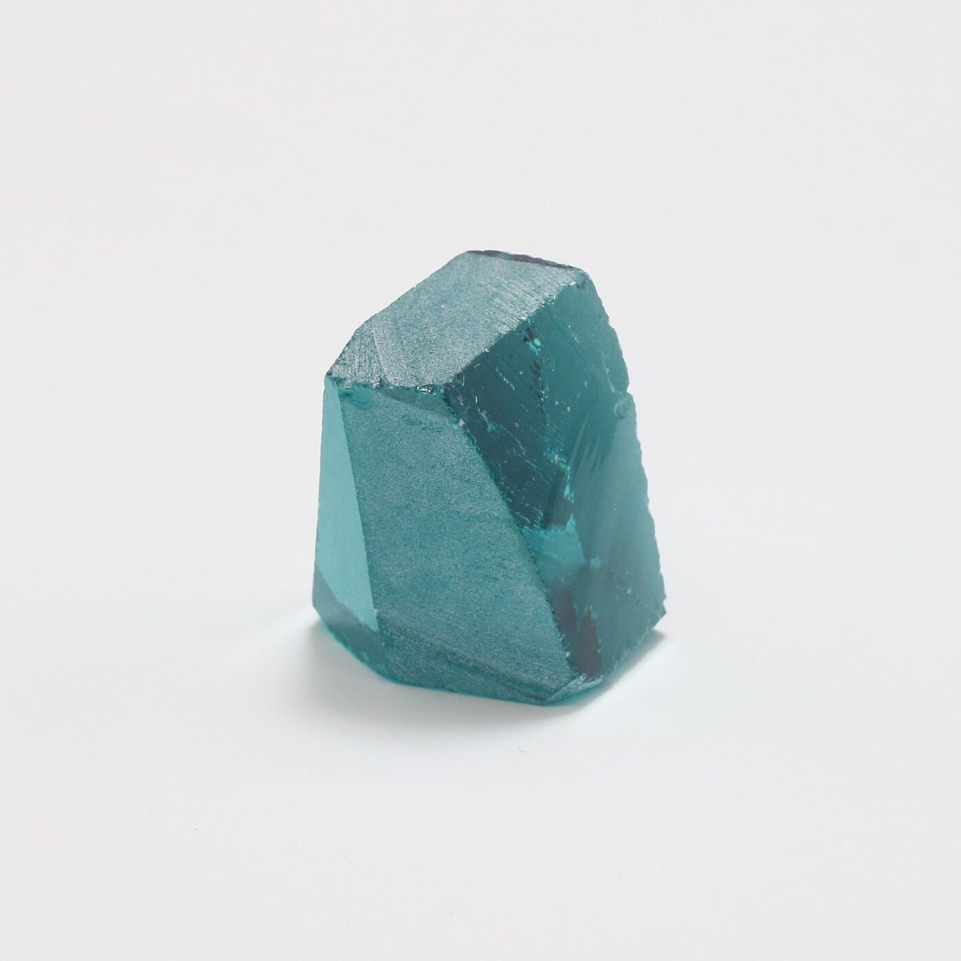 Nanosital Simulated Paraiba Tourmaline Lab Created Faceting Rough for Gem Cutting - #A-108/B - Various Sizes #BEGIN