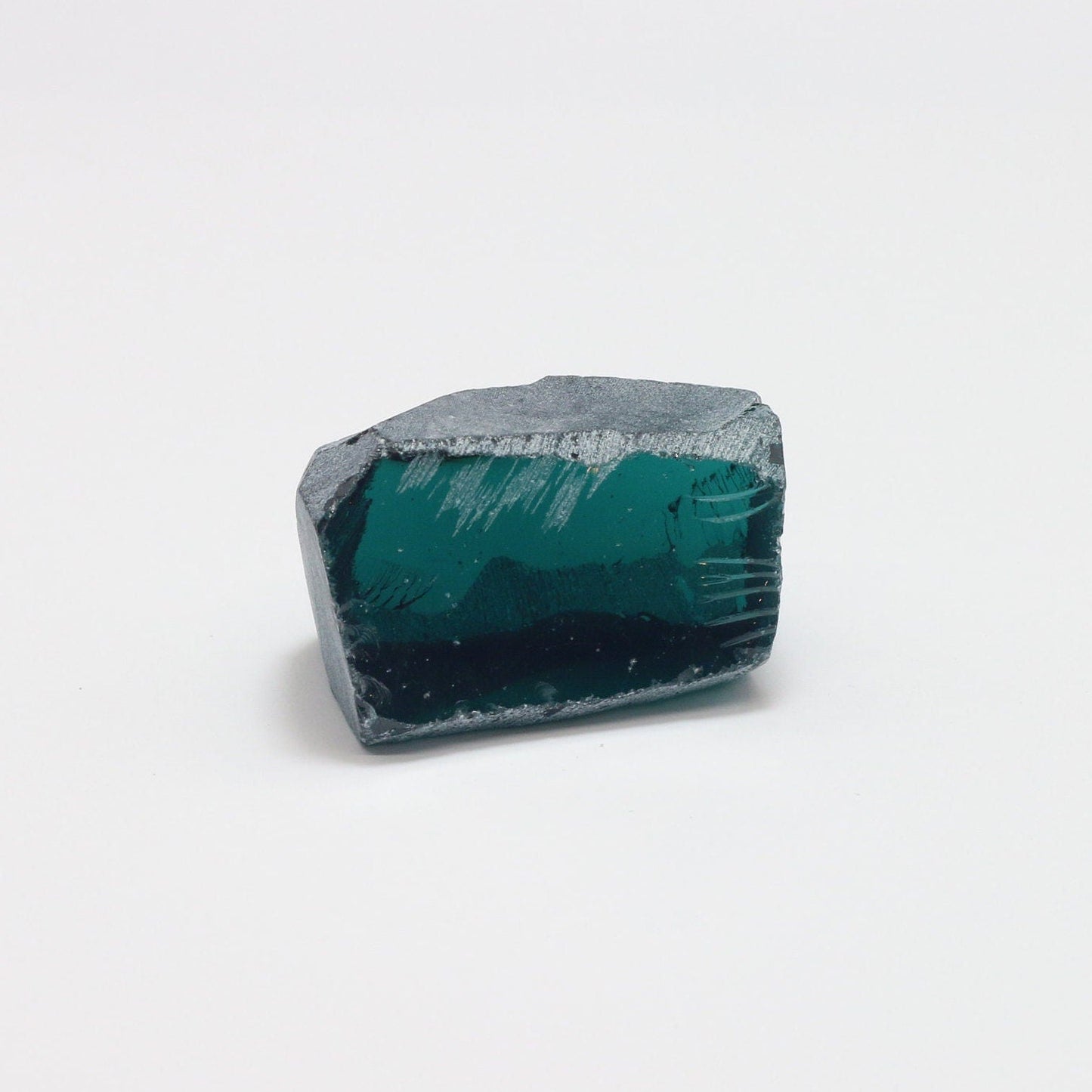 Nanosital Simulated Paraiba Tourmaline Lab Created Faceting Rough for Gem Cutting - #A-75 - Various Sizes #BEGIN