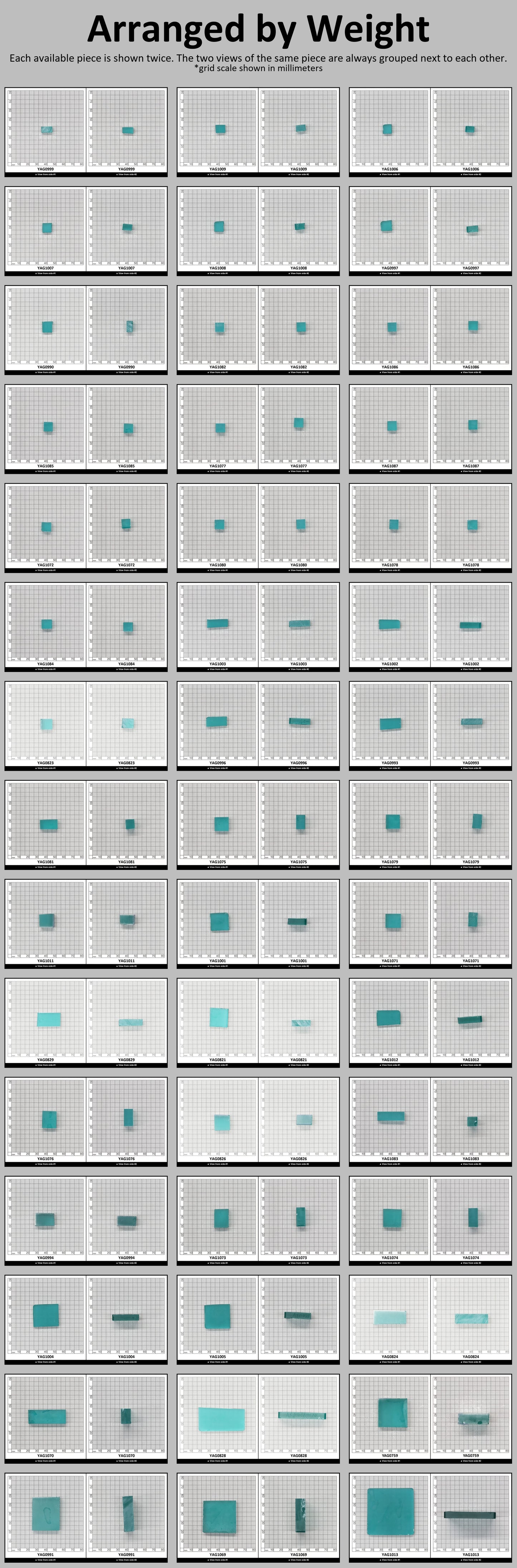 Paraiba YAG Polycrystalline (Ceramic) Faceting Rough : #BEGIN