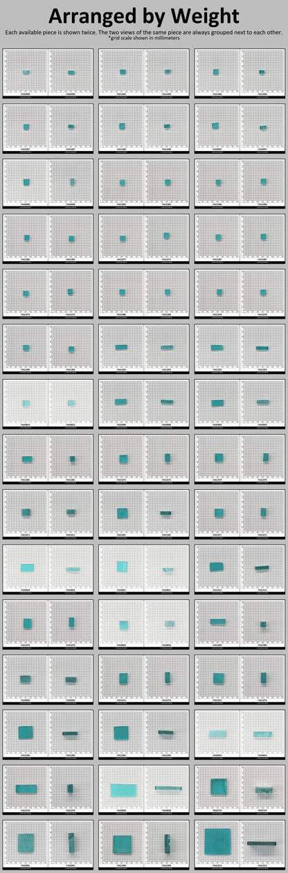 Paraiba YAG Polycrystalline (Ceramic) Faceting Rough : #BEGIN