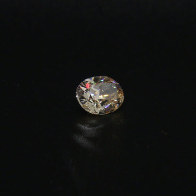Peach Diamond Cubic Zirconia Faceting Rough for Gem Cutting - Various Sizes #BEGIN