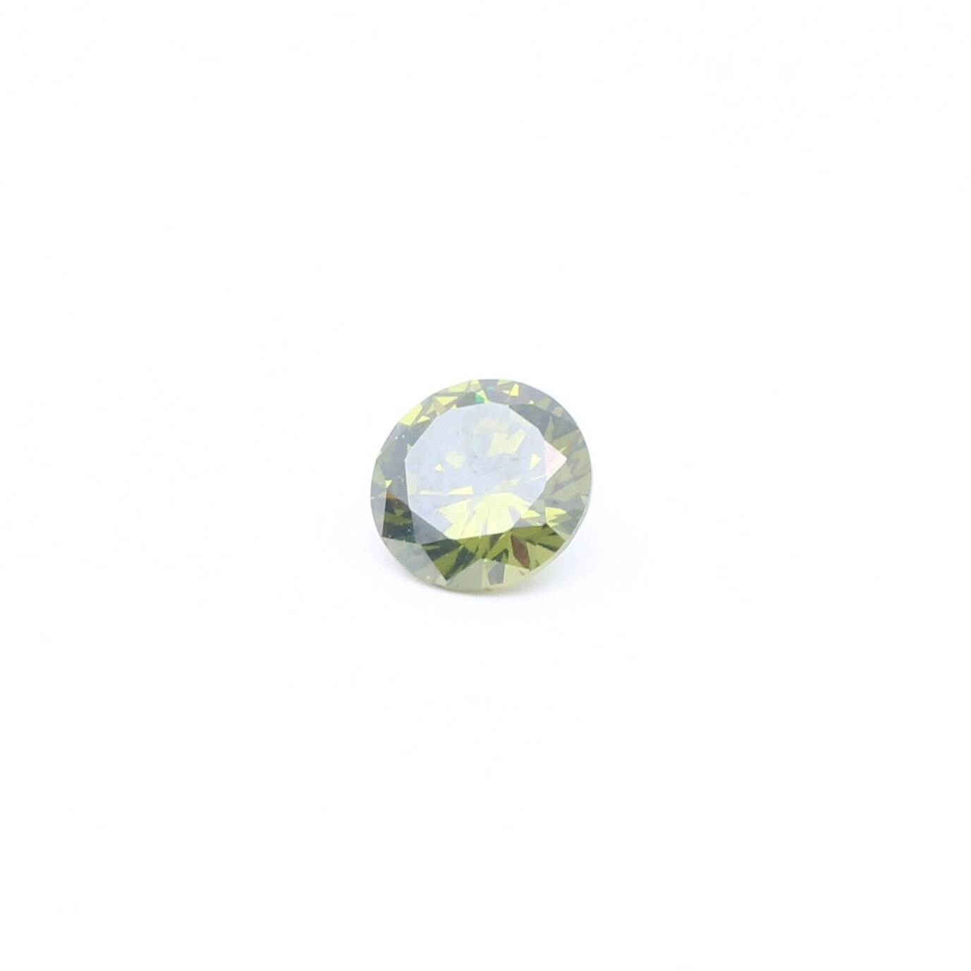 Peridot Cubic Zirconia Faceting Rough for Gem Cutting - Various Sizes #BEGIN