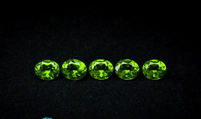 Nanosital Simulated Peridot Lab Created Faceting Rough for Gem Cutting - #172 - Various Sizes #BEGIN
