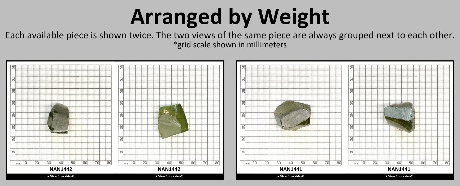 Nanosital Simulated Peridot Lab Created Faceting Rough for Gem Cutting - #14 - Various Sizes #BEGIN