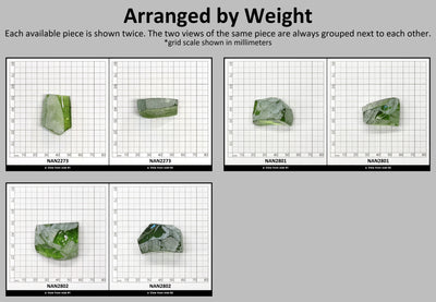 Nanosital Simulated Peridot Lab Created Faceting Rough for Gem Cutting - #14/2 - Various Sizes #BEGIN