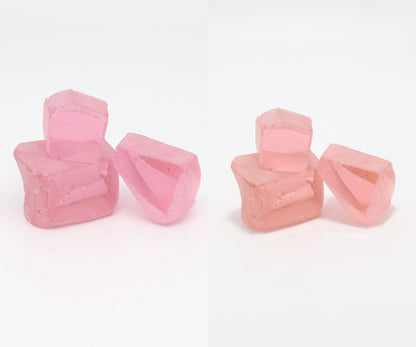 Nanosital Simulated Pink Extra Lab Created Faceting Rough for Gem Cutting - #A-1255 - Various Sizes #BEGIN