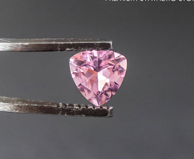 Nanosital Simulated Pink Extra Lab Created Faceting Rough for Gem Cutting - #A-1255 - Various Sizes #BEGIN