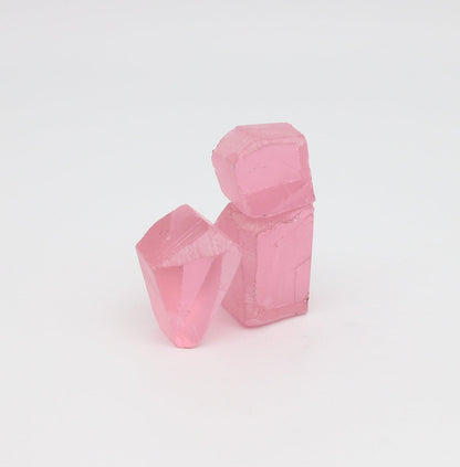 Nanosital Simulated Pink Extra Lab Created Faceting Rough for Gem Cutting - #A-1255 - Various Sizes #BEGIN