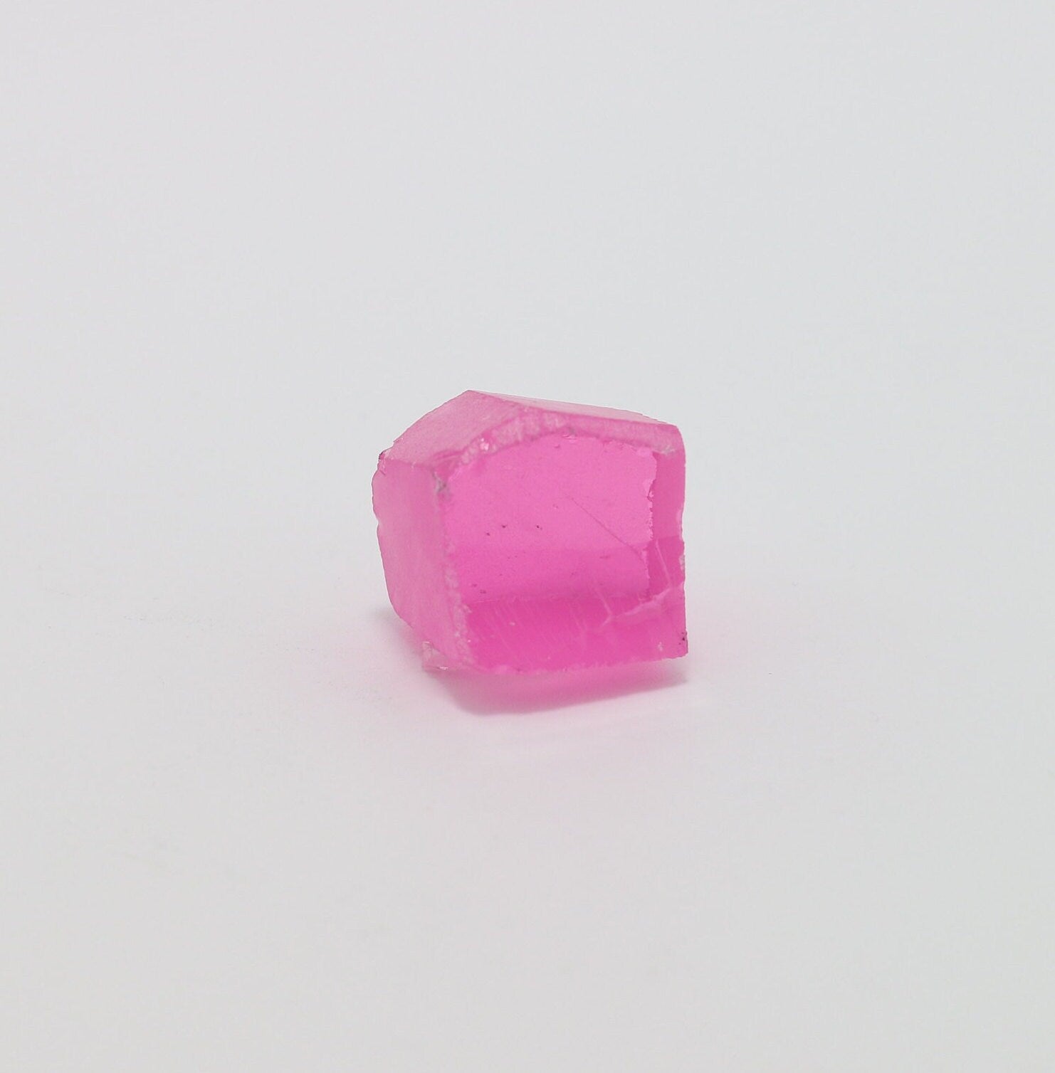 Nanosital Simulated Pink Extra Lab Created Faceting Rough for Gem Cutting - #A-1255 - Various Sizes #BEGIN