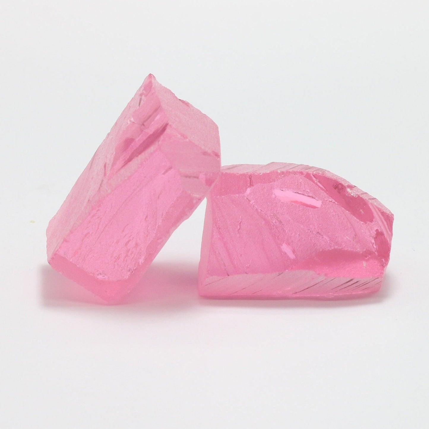 Nanosital Simulated Pink Tourmaline Lab Created Faceting Rough for Gem Cutting - #A-1244 - Various Sizes #BEGIN