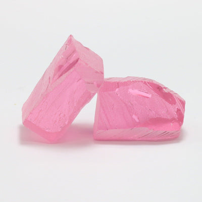 Nanosital Simulated Pink Tourmaline Lab Created Faceting Rough for Gem Cutting - #A-1244 - Various Sizes #BEGIN