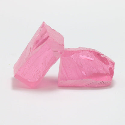 Nanosital Simulated Pink Tourmaline Lab Created Faceting Rough for Gem Cutting - #A-1244 - Various Sizes #BEGIN