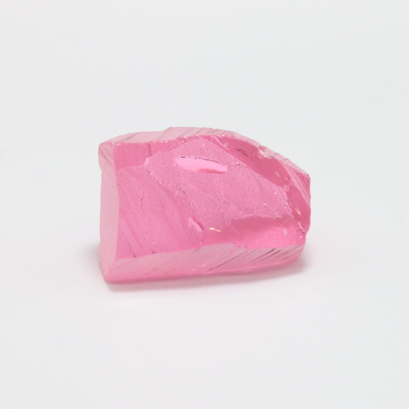 Nanosital Simulated Pink Tourmaline Lab Created Faceting Rough for Gem Cutting - #A-1244 - Various Sizes #BEGIN