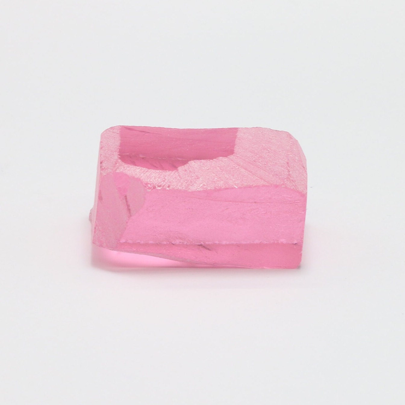 Nanosital Simulated Pink Tourmaline Lab Created Faceting Rough for Gem Cutting - #A-1244 - Various Sizes #BEGIN