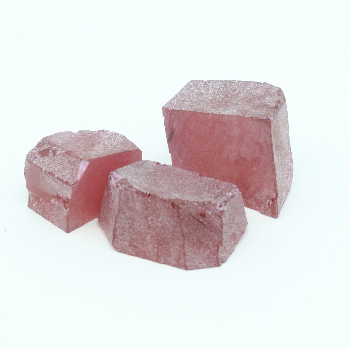 Nanosital Simulated Pink Tourmaline Lab Created Faceting Rough for Gem Cutting - #A-9100 - Various Sizes #BEGIN