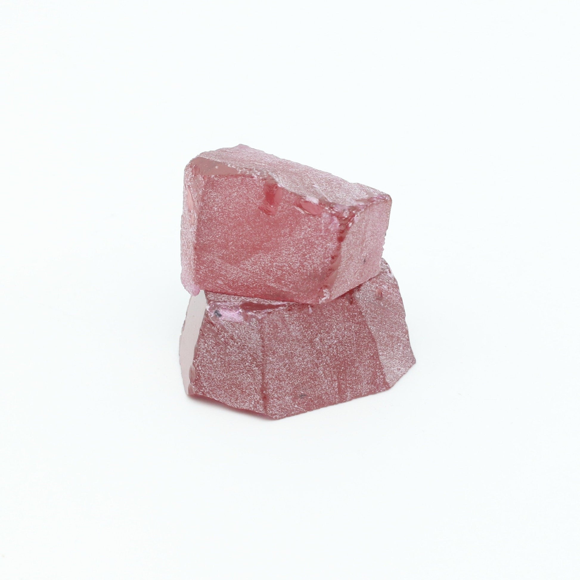 Nanosital Simulated Pink Tourmaline Lab Created Faceting Rough for Gem Cutting - #A-9100 - Various Sizes #BEGIN