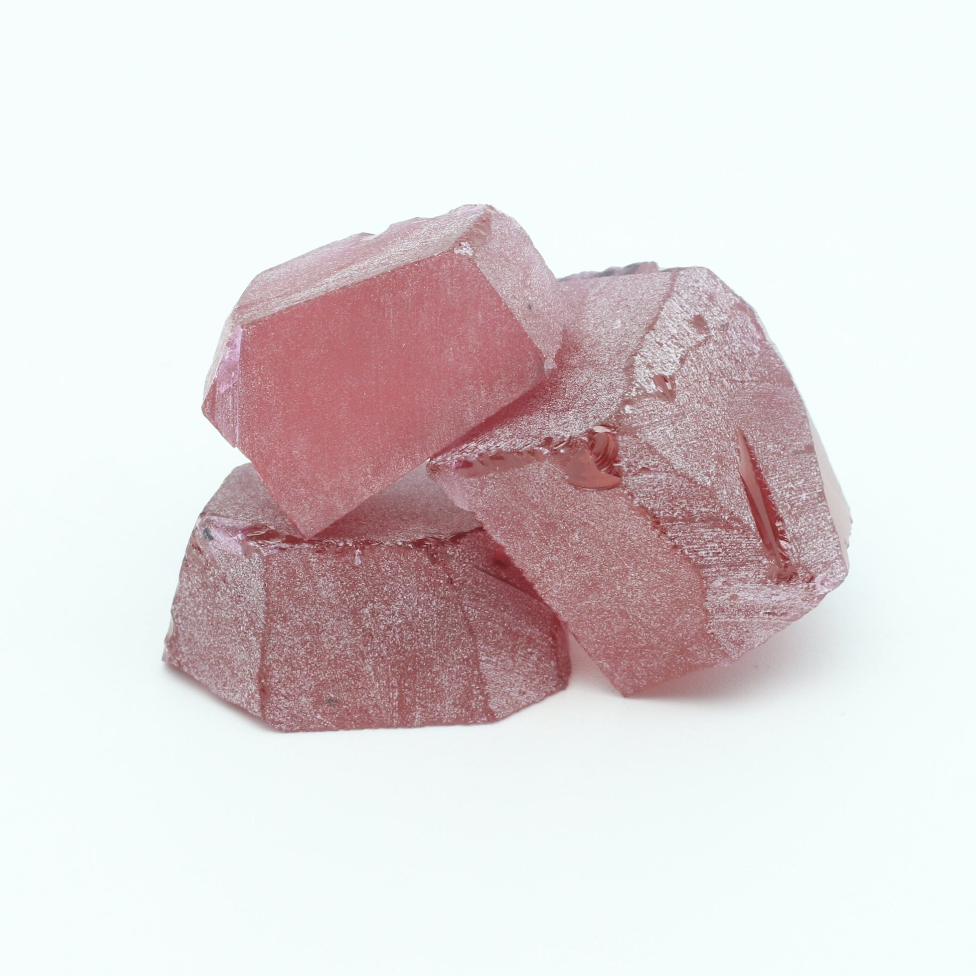 Nanosital Simulated Pink Tourmaline Lab Created Faceting Rough for Gem Cutting - #A-9100 - Various Sizes #BEGIN