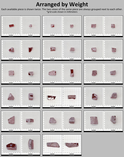 Nanosital Simulated Pink Tourmaline Lab Created Faceting Rough for Gem Cutting - #A-9100 - Various Sizes : #BEGIN