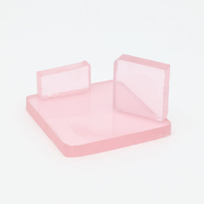 Pink Polycrystalline (Ceramic) YAG  - Faceting Rough : #BEGIN