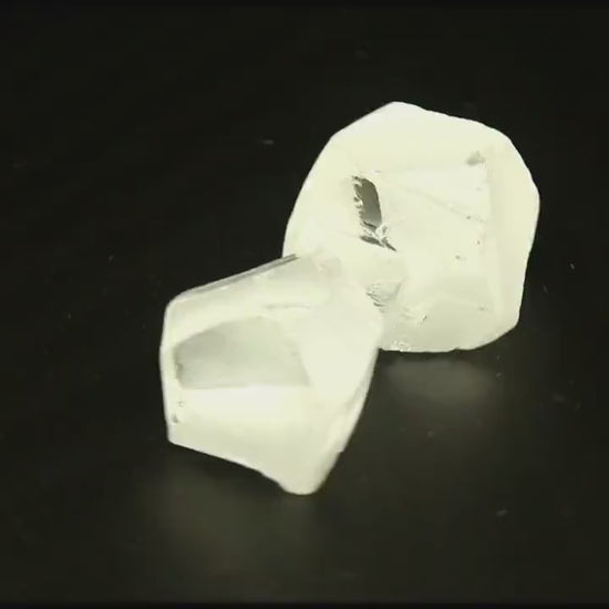 UV Reactive Nanosital #E-272 Lab Created Faceting Rough for Gem Cutting - Various Sizes #BEGIN