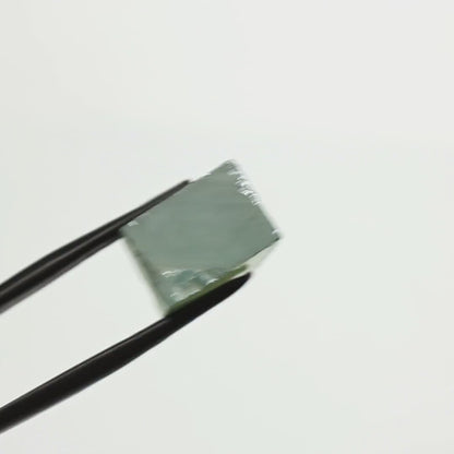 Cyan Moissanite - Grade A - Faceting Rough