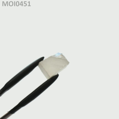 White DEF Color Moissanite - Grade A - Faceting Rough