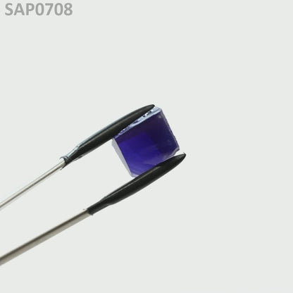 Medium Blue Czochralski Pulled Sapphire - Grade A - Faceting Rough