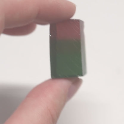 Nanosital Simulated Watermelon Tourmaline (New Style)  Lab Created Faceting Rough for Gem Cutting -Various Sizes