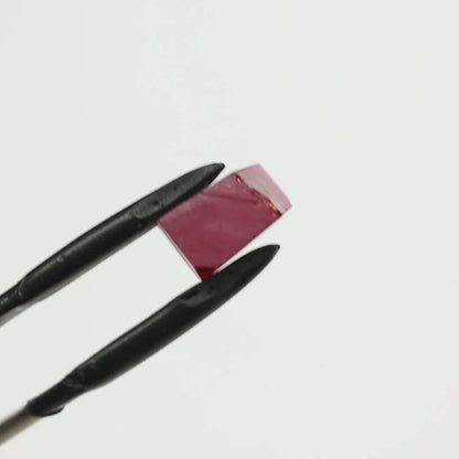 Pigeon Blood Red  Czochralski Pulled Ruby - Grade A - Faceting Rough