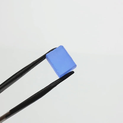 Lab-Created Cobalt Spinel – High-Clarity Neon Blue Rough Crystal