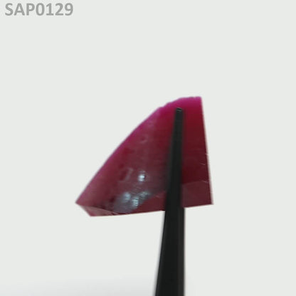 Pigeon Blood Red Sapphire : SAP0129