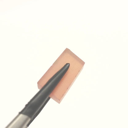 Orange Czochralski Pulled Sapphire - Grade A - Faceting Rough