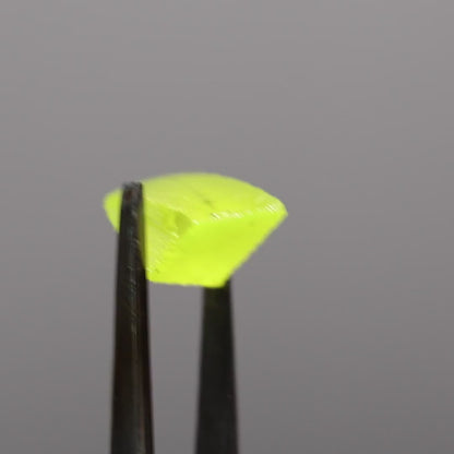 Day-Glow Yellow Gadolinium Aluminum Gallium Garnet (GAGG) Faceting Rough