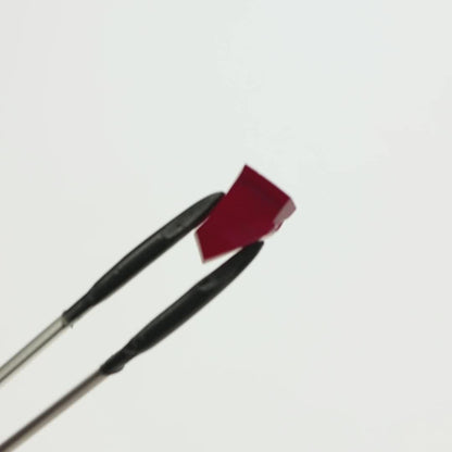 Pigeon Blood Red  Czochralski Pulled Ruby - Grade A - Faceting Rough