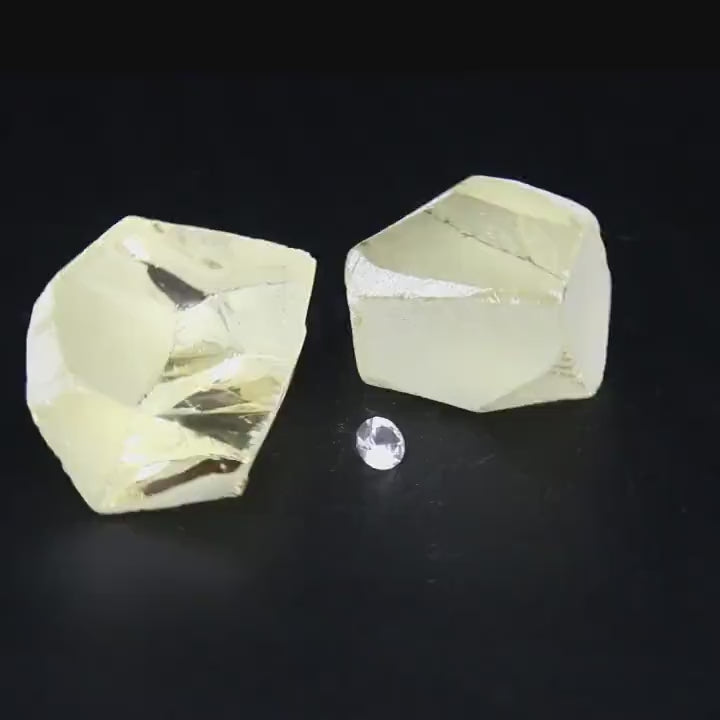 UV Reactive Nanosital #E-377 Synthetic Lab Created Faceting Rough for Gem Cutting - Various Sizes