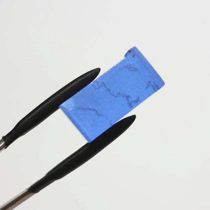 Lab-Created Cobalt Spinel – High-Clarity Neon Blue Rough Crystal