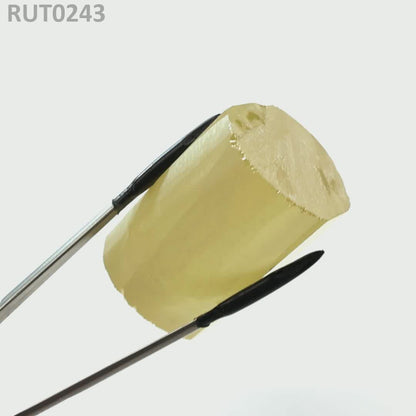 Near Colorless Large Synthetic Rutile Grade A - Faceting Rough