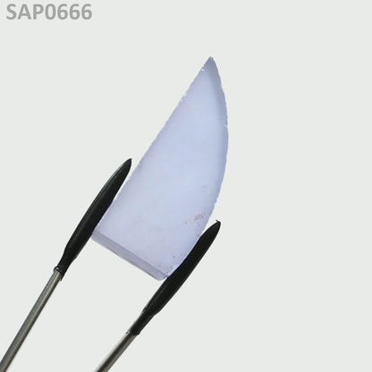 Extra Light Blue Czochralski Pulled Sapphire - Grade A - Faceting Rough