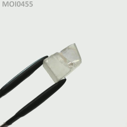 White DEF Color Moissanite - Grade A - Faceting Rough