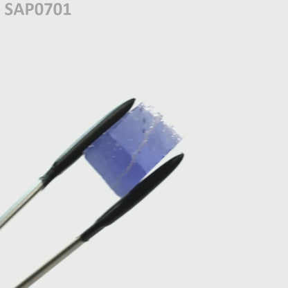 Medium Blue Czochralski Pulled Sapphire - Grade A - Faceting Rough