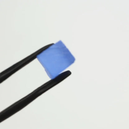 Lab-Created Cobalt Spinel – High-Clarity Neon Blue Rough Crystal