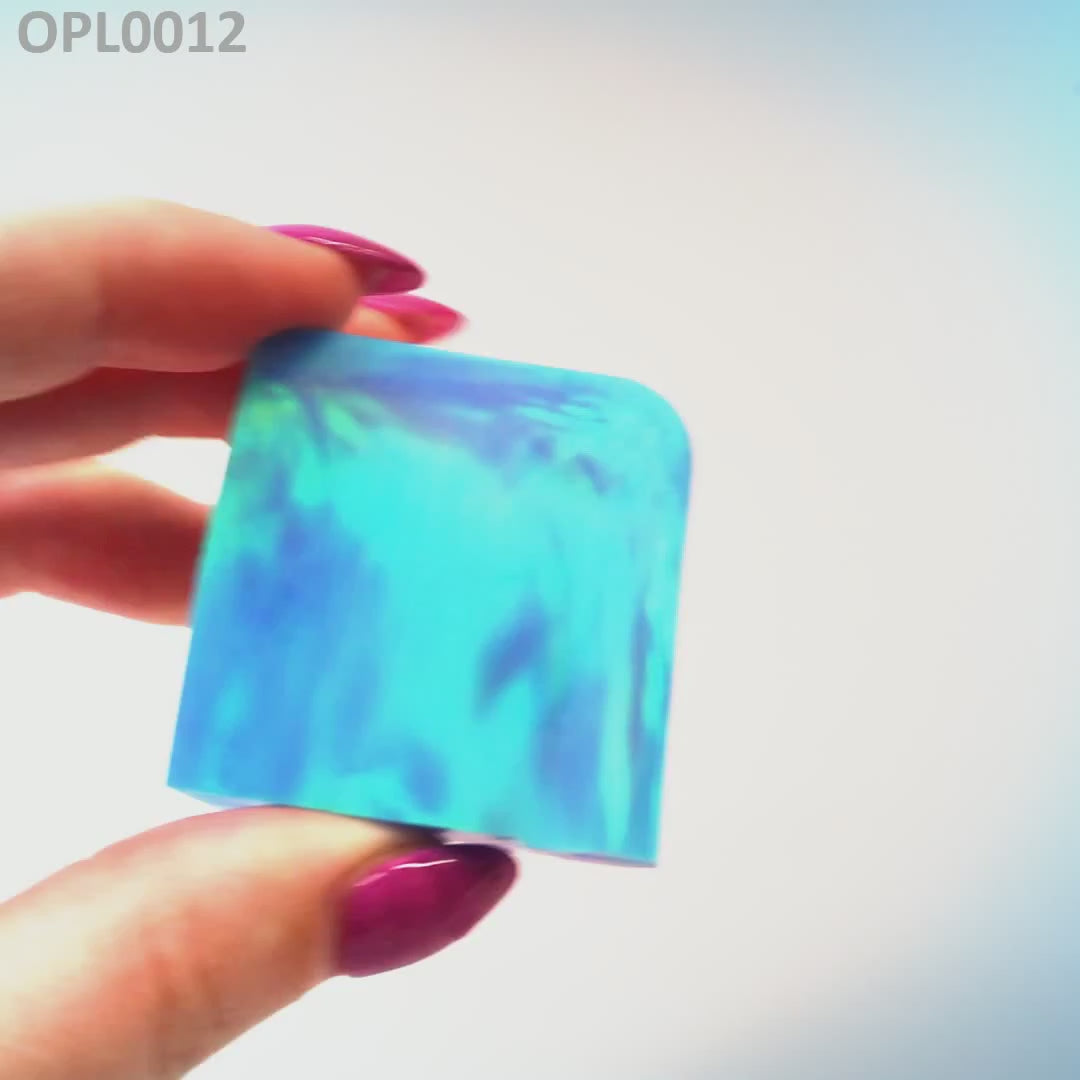 Opal Au Green Fire/Sky Blue FB8 : OPL0012