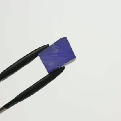 Medium Blue Czochralski Pulled Sapphire - Grade A - Faceting Rough