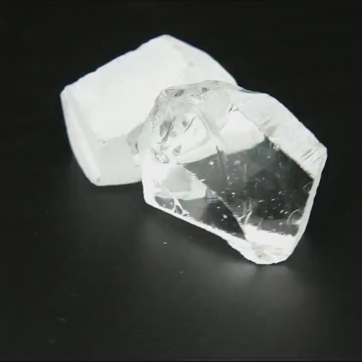 UV Reactive Nanosital #E-137 Lab Created Faceting Rough for Gem Cutting - Various Sizes #BEGIN