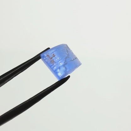 Lab-Created Cobalt Spinel – High-Clarity Neon Blue Rough Crystal