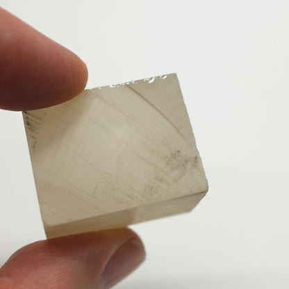 White DEF Color Moissanite - Grade A - Faceting Rough