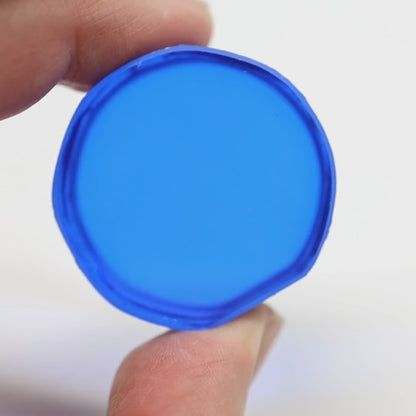 Lab-Created Cobalt Spinel – High-Clarity Neon Blue Rough Crystal