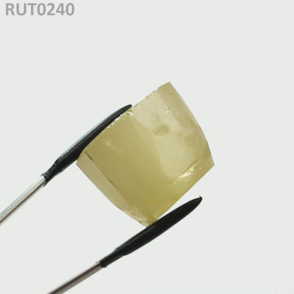 Near Colorless Large Synthetic Rutile Grade A - Faceting Rough