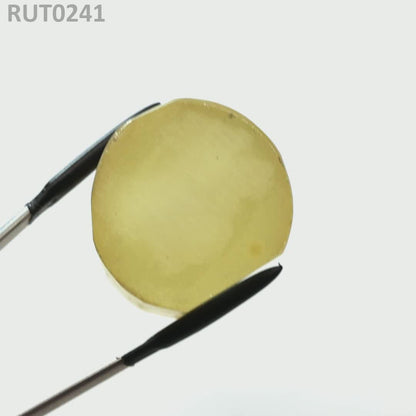 Near Colorless Large Synthetic Rutile Grade A - Faceting Rough