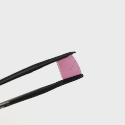 Vivid Pink Czochralski Pulled Sapphire - Grade A - Faceting Rough